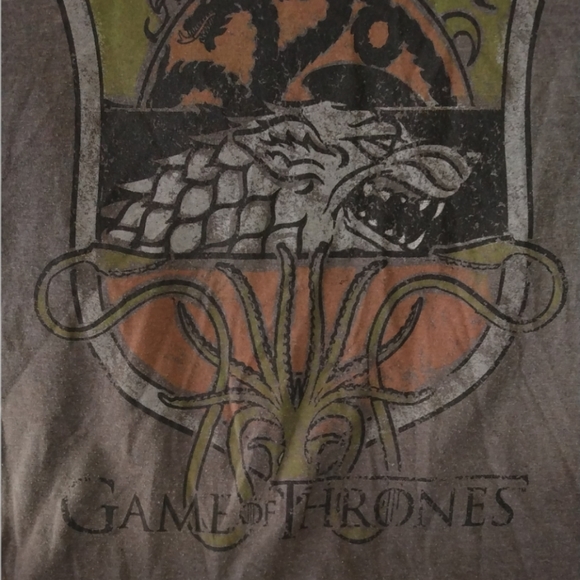 Game of Thrones grey short sleeve tee shirt M - Picture 5 of 7